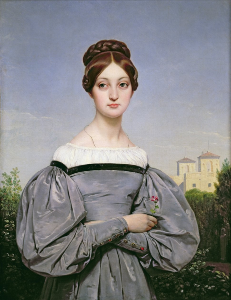 Louise Vernet, 1830 (Horace Vernet) (1789-1863) Location TBD